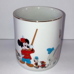Vintage Disney Productions Mickey Mouse Dumbo Goofy Mug Cup